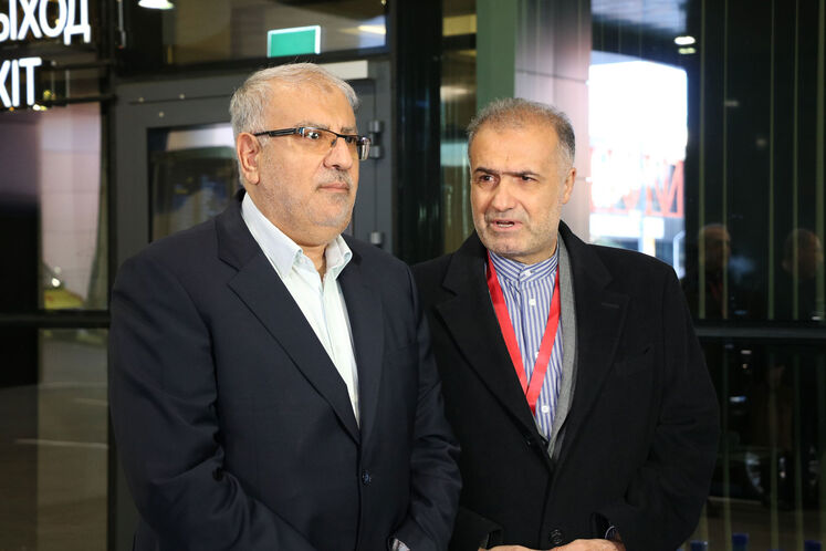 photos – Owji welcomed by Iran’s ambassador to Moscow ahead of Russian Energy Week International Forum