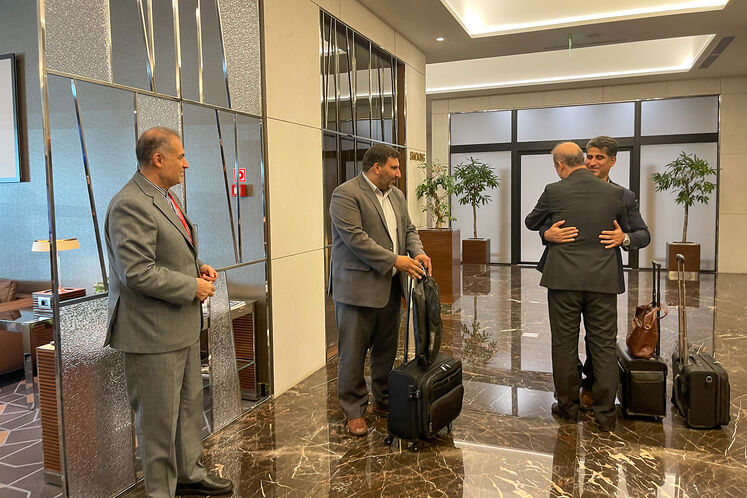photos – Owji welcomed by Iran’s ambassador to Moscow ahead of Russian Energy Week International Forum