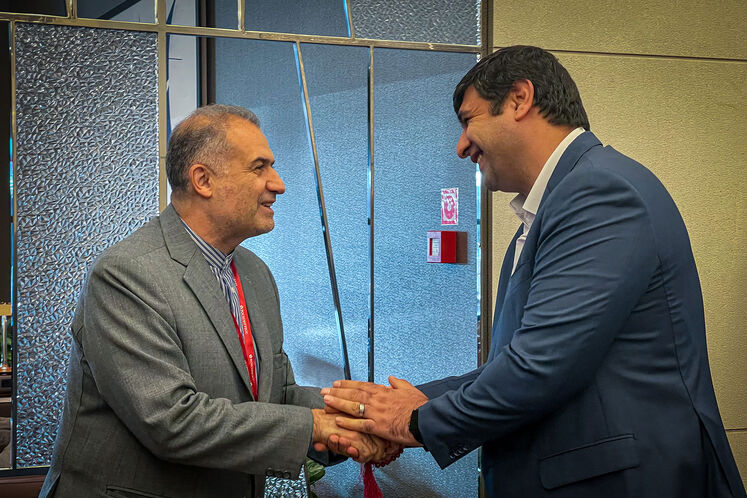 photos – Owji welcomed by Iran’s ambassador to Moscow ahead of Russian Energy Week International Forum